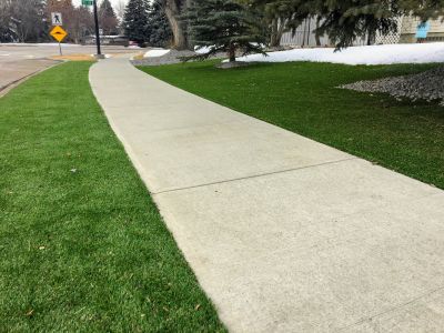 Sidewalk Repair in Spring